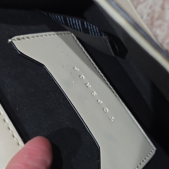 TOPSHOP Capri Buckle Crossbody Bag in Beige, Tortoise Shell Details, Gold Chain - Picture 15 of 16